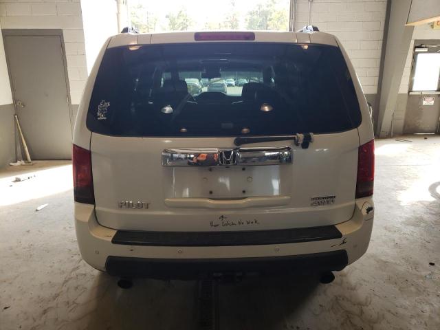 5FNYF4H95BB038579 - 2011 HONDA PILOT TOURING WHITE photo 6