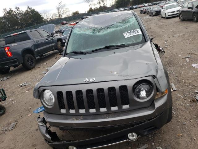 1J4NF4GB7BD251901 - 2011 JEEP PATRIOT LATITUDE GRAY photo 5