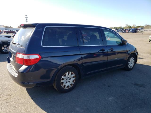 5FNRL38277B003298 - 2007 HONDA ODYSSEY LX BLUE photo 3