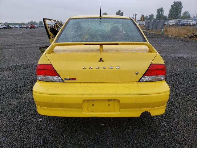 JA3AJ86EX3U119835 - 2003 MITSUBISHI LANCER OZ RALLY YELLOW photo 6