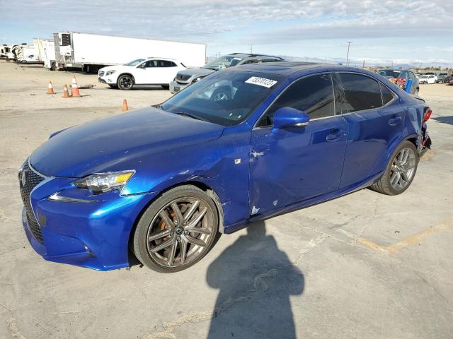 JTHBA1D23G5015689 - 2016 LEXUS IS 200T BLUE photo 1