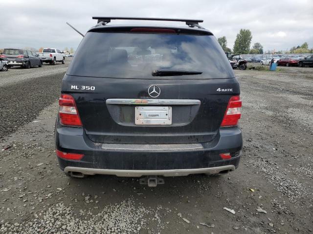 4JGBB8GB5BA668958 - 2011 MERCEDES-BENZ ML 350 4MATIC BLACK photo 6