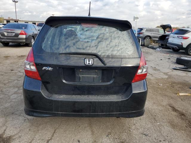 JHMGD38697S063690 - 2007 HONDA FIT S BLACK photo 6