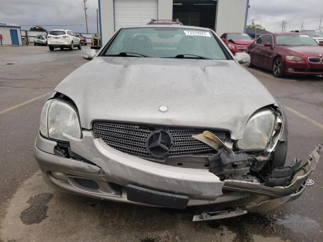 WDBKK65F83F274050 - 2003 MERCEDES-BENZ SLK 320 SILVER photo 5