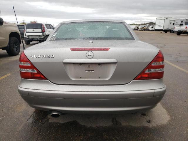 WDBKK65F83F274050 - 2003 MERCEDES-BENZ SLK 320 SILVER photo 6