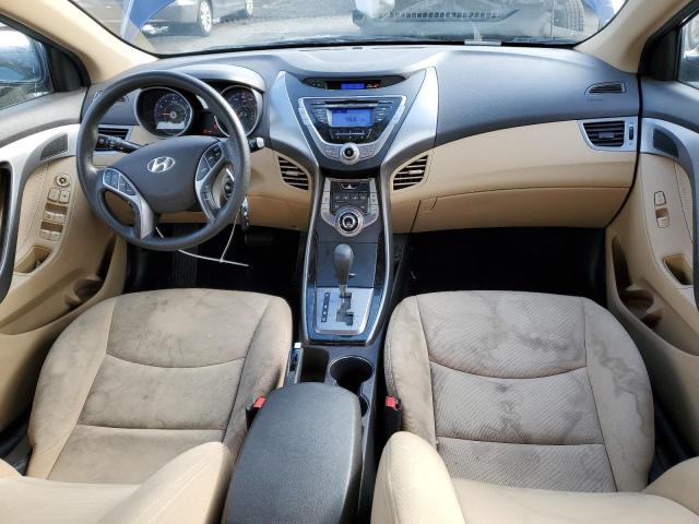 KMHDH4AE1DU628266 - 2013 HYUNDAI ELANTRA GLS BLUE photo 8