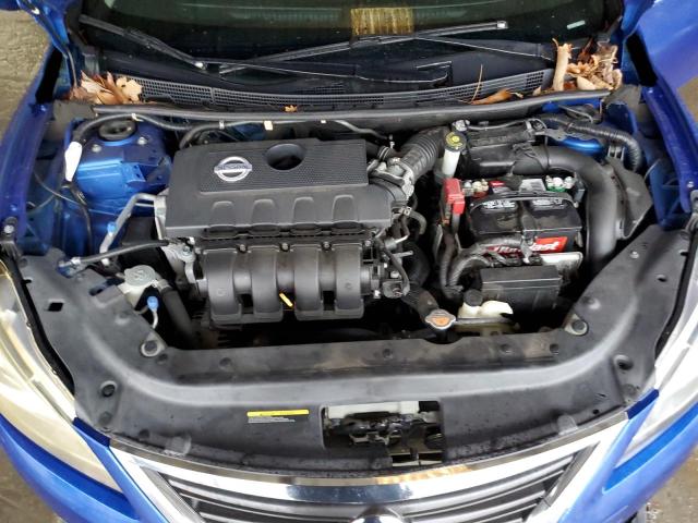 3N1AB7AP3EY285912 - 2014 NISSAN SENTRA S BLUE photo 11