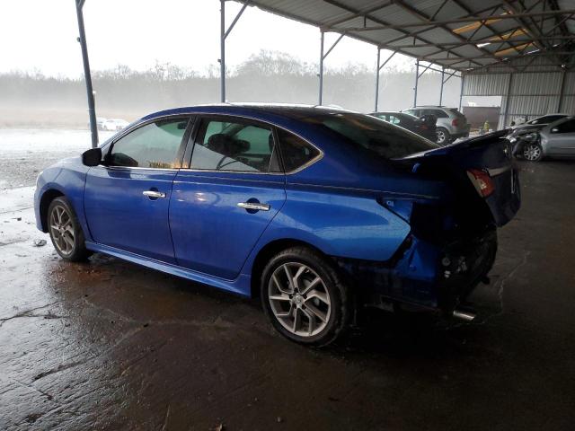 3N1AB7AP3EY285912 - 2014 NISSAN SENTRA S BLUE photo 2