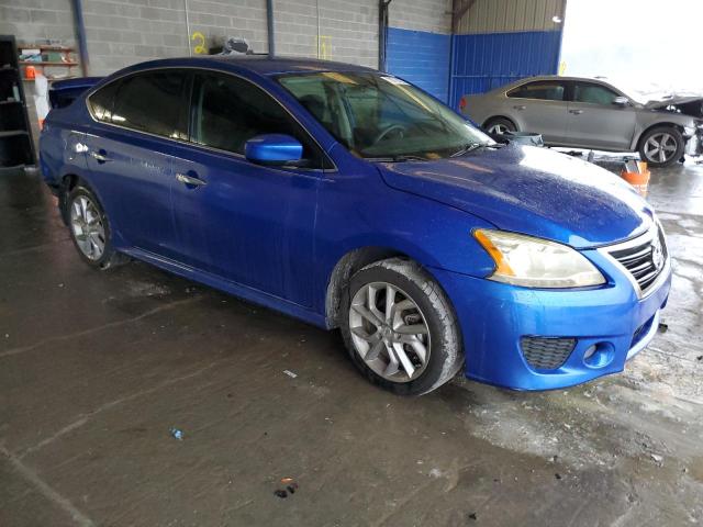 3N1AB7AP3EY285912 - 2014 NISSAN SENTRA S BLUE photo 4