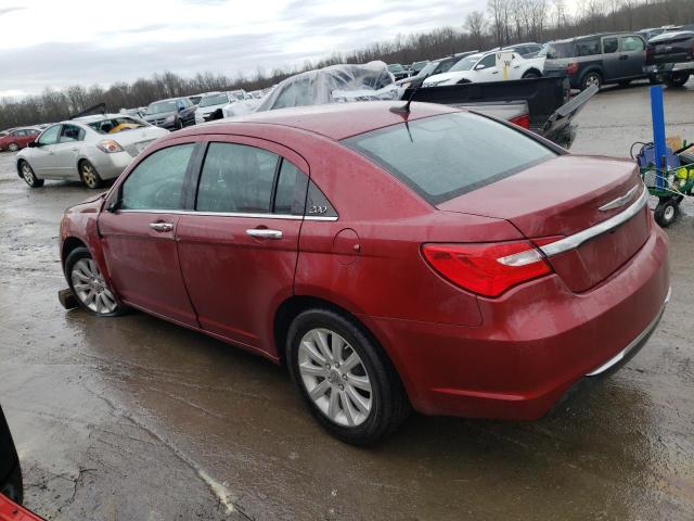 1C3CCBCG4DN509126 - 2013 CHRYSLER 200 LIMITED BURGUNDY photo 2