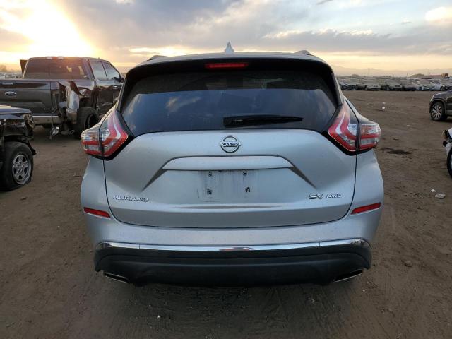 5N1AZ2MHXHN117603 - 2017 NISSAN MURANO S SILVER photo 6