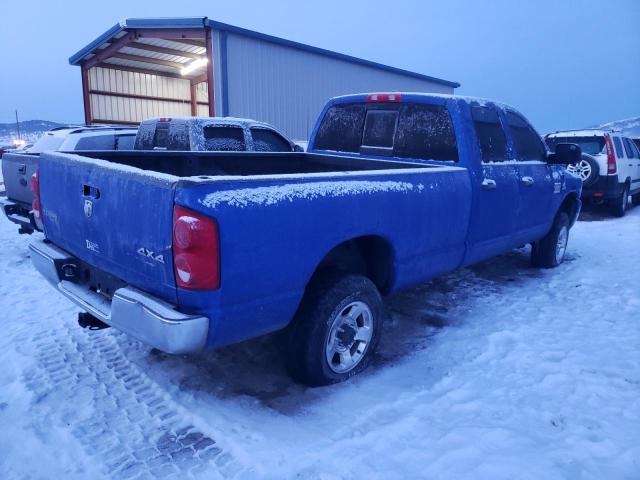 3D7KS28A27G818126 - 2007 DODGE RAM 2500 ST BLUE photo 3