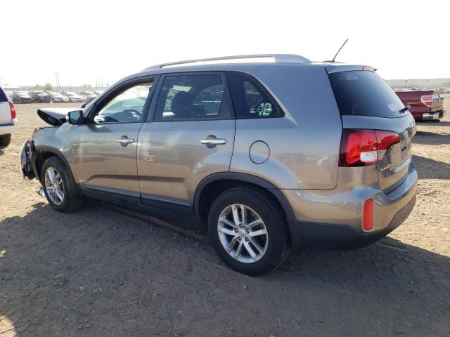 5XYKTDA67FG641627 - 2015 KIA SORENTO LX GRAY photo 2