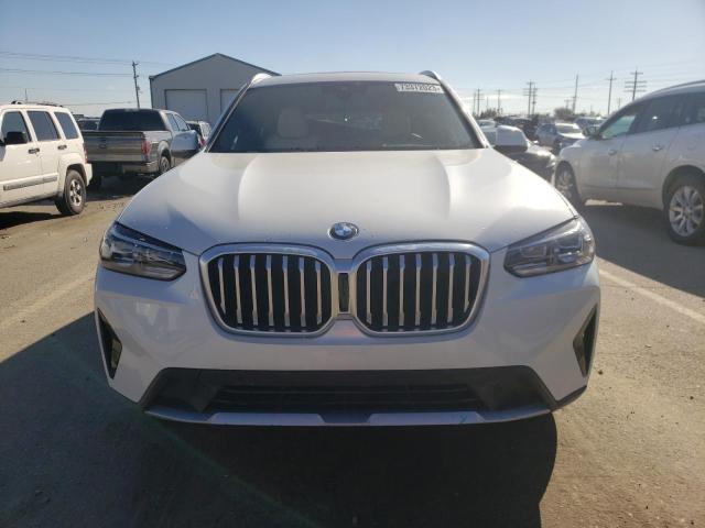 5UX53DP01P9P11799 - 2023 BMW X3 XDRIVE30I WHITE photo 5