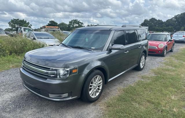 2FMGK5C83GBA09724 - 2016 FORD FLEX SEL GRAY photo 2