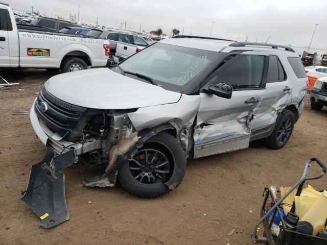 1FM5K8AR0DGA46836 - 2013 FORD EXPLORER POLICE INTERCEPTOR SILVER photo 1