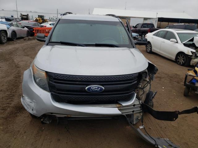 1FM5K8AR0DGA46836 - 2013 FORD EXPLORER POLICE INTERCEPTOR SILVER photo 5