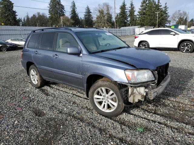 JTEEW21A960022526 - 2006 TOYOTA HIGHLANDER HYBRID BLUE photo 4