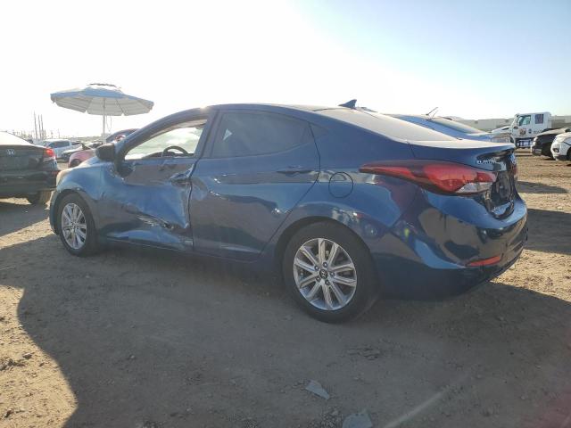 KMHDH4AE0FU382264 - 2015 HYUNDAI ELANTRA SE BLUE photo 2