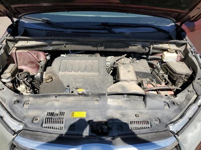 5TDJKRFH2FS177560 - 2015 TOYOTA HIGHLANDER XLE MAROON photo 12