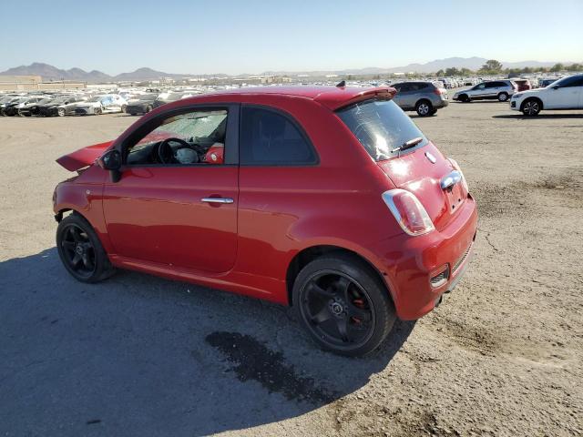 3C3CFFBR3DT515548 - 2013 FIAT 500 SPORT RED photo 2