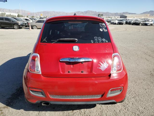 3C3CFFBR3DT515548 - 2013 FIAT 500 SPORT RED photo 6