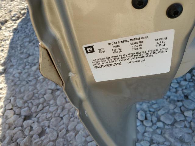 1G4HP52K65U105180 - 2005 BUICK LESABRE CUSTOM BEIGE photo 13