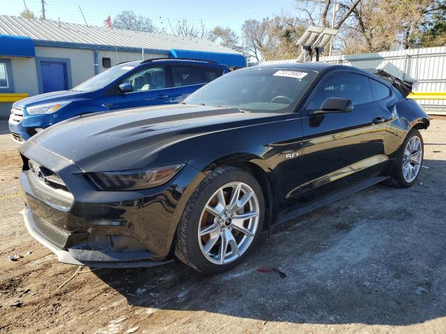 1FA6P8CF4F5413075 - 2015 FORD MUSTANG GT BLACK photo 1