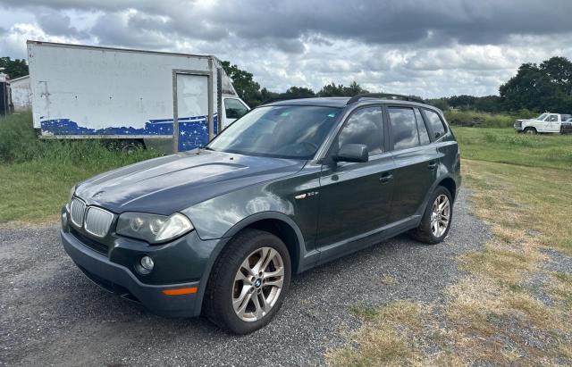 WBXPC93437WF08288 - 2007 BMW X3 3.0SI GREEN photo 2