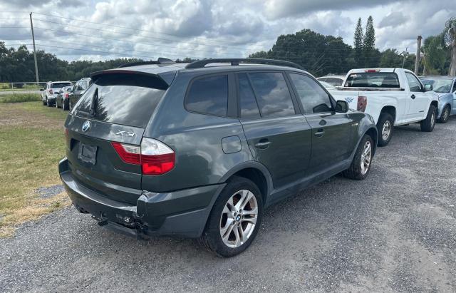 WBXPC93437WF08288 - 2007 BMW X3 3.0SI GREEN photo 4