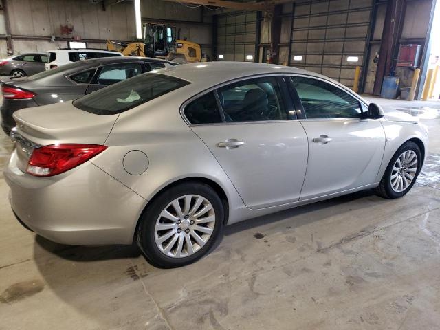 W04GN5EC8B1044433 - 2011 BUICK REGAL CXL SILVER photo 3