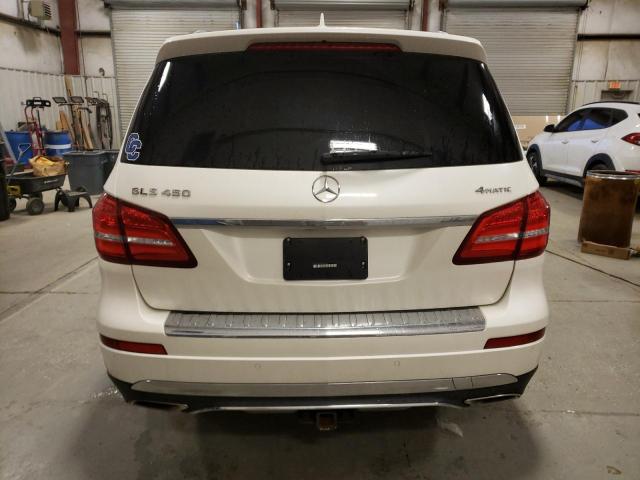 4JGDF6EE9HA878941 - 2017 MERCEDES-BENZ GLS 450 4MATIC WHITE photo 6