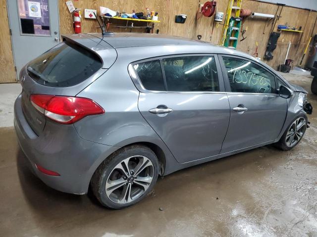 KNAFX5A83G5628331 - 2016 KIA FORTE EX GRAY photo 3