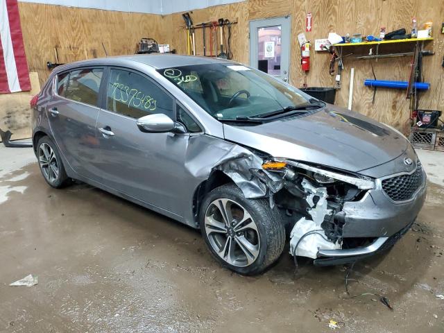 KNAFX5A83G5628331 - 2016 KIA FORTE EX GRAY photo 4