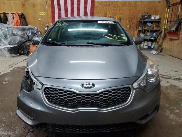 KNAFX5A83G5628331 - 2016 KIA FORTE EX GRAY photo 5