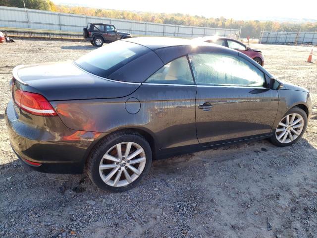 WVWBW7AH7CV014943 - 2012 VOLKSWAGEN EOS 2.0T KOMFORT GRAY photo 3