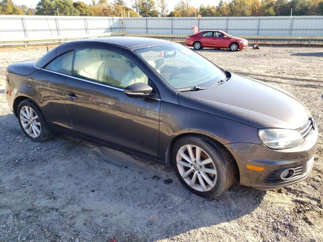 WVWBW7AH7CV014943 - 2012 VOLKSWAGEN EOS 2.0T KOMFORT GRAY photo 4