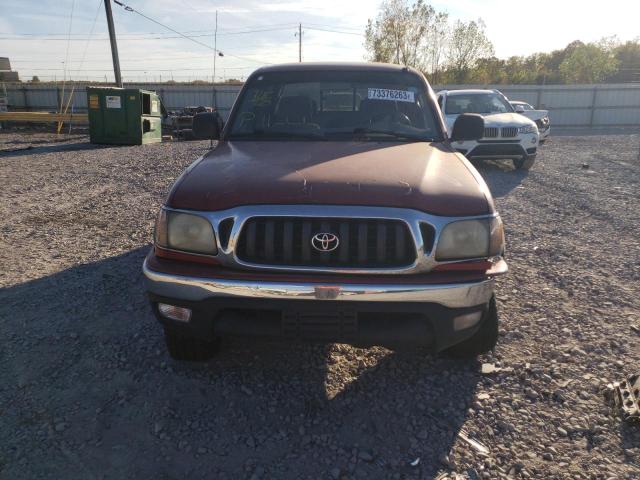 5TEGN92N32Z024969 - 2002 TOYOTA TACOMA DOUBLE CAB PRERUNNER BURGUNDY photo 5
