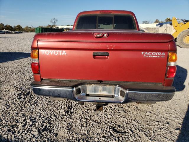 5TEGN92N32Z024969 - 2002 TOYOTA TACOMA DOUBLE CAB PRERUNNER BURGUNDY photo 6