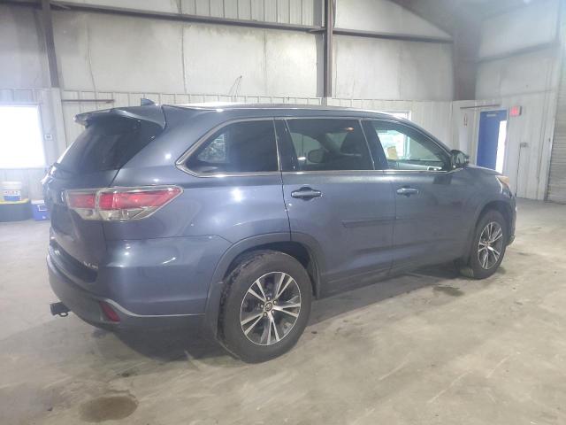 5TDJKRFH9GS292657 - 2016 TOYOTA HIGHLANDER XLE Mavi foto 3
