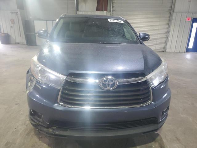 5TDJKRFH9GS292657 - 2016 TOYOTA HIGHLANDER XLE Mavi foto 5