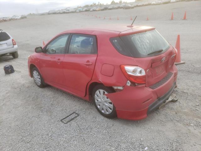 2T1LE4EE3AC017733 - 2010 TOYOTA COROLLA MA S RED photo 2