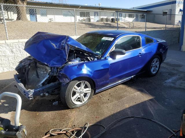 1ZVBP8AM0E5204874 - 2014 FORD MUSTANG BLUE photo 1