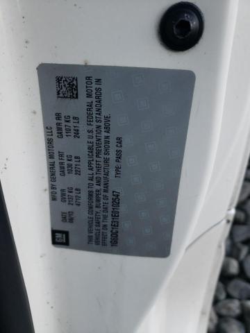 1G6DC1E31E0102547 - 2014 CADILLAC CTS PERFORMANCE COLLECTION WHITE photo 12