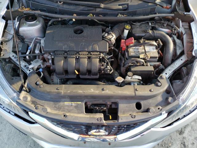 3N1AB7AP1KY367052 - 2019 NISSAN SENTRA S SILVER photo 11