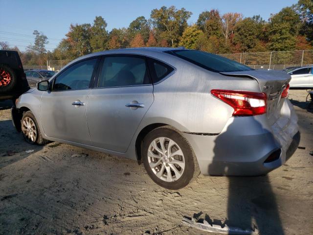 3N1AB7AP1KY367052 - 2019 NISSAN SENTRA S SILVER photo 2