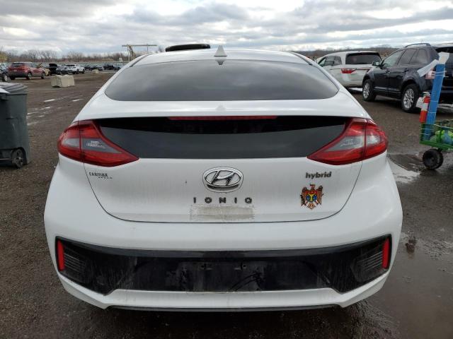 KMHC85LC5HU023802 - 2017 HYUNDAI IONIQ LIMITED WHITE photo 6