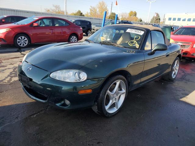 JM1NB353210200240 - 2001 MAZDA MX-5 MIATA BASE GREEN photo 1