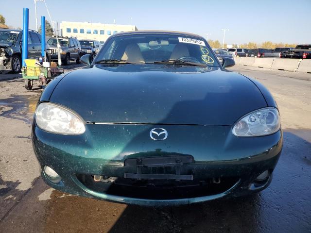 JM1NB353210200240 - 2001 MAZDA MX-5 MIATA BASE GREEN photo 5