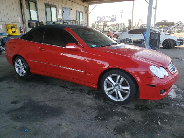 WDBTK56F57F208378 - 2007 MERCEDES-BENZ CLK 350 RED photo 4